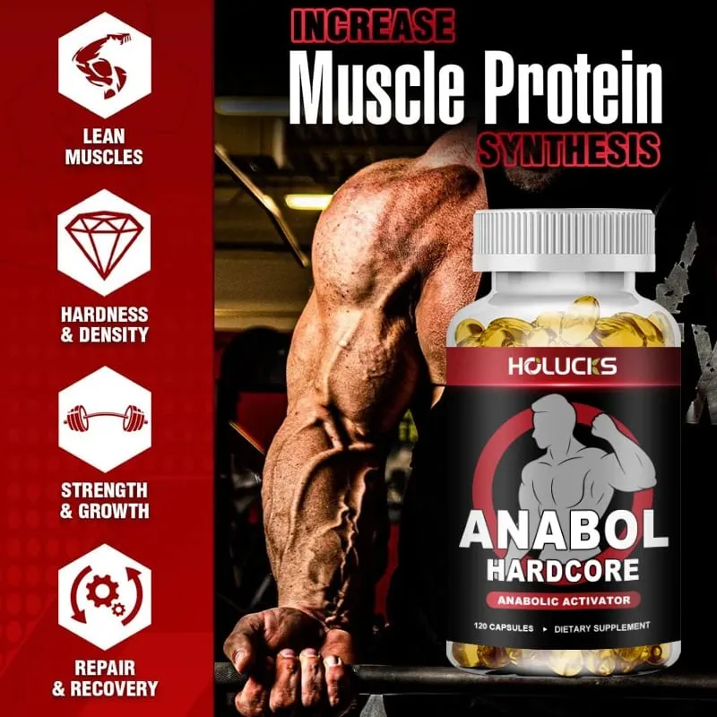 Anabol Hardcore Supplement Boost Workout Energia Izomnövekedés és fehérjeszintézis kiegyensúlyozza a férfi hormonokat — image 5