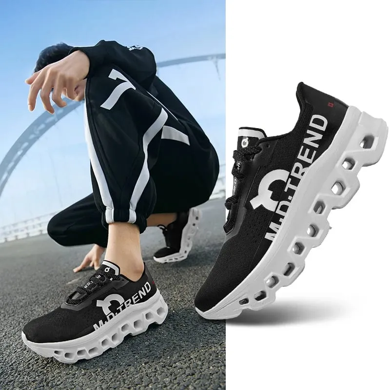 Men's Shock-absorbing Sports Shoes Casual Sneakers Running Shoes Men's Shoes Fashion Mesh Outdoor High Quality Classic Sneakers — image 3