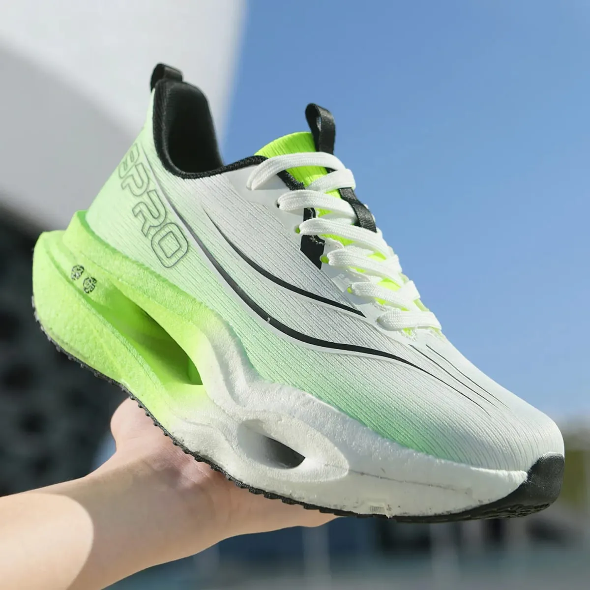 Unisex Running Sneakers Carbon Board Marathon Casual Sports Shoes For Men Comfortable Lightweight Women's Walking Shoes Autumn — image 3