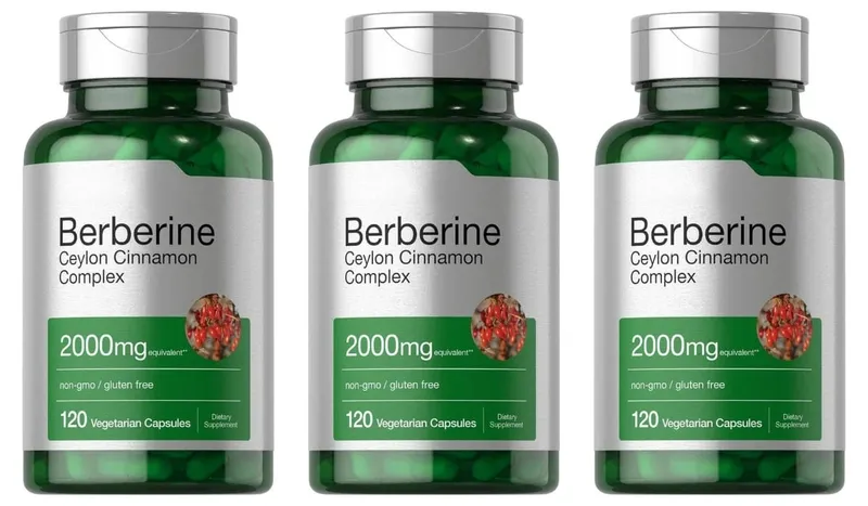 Berberine Ceylon Cinnamon Complex 2000mg Vegetariske Kapsler Ikke-GMO Glutenfri Dagligt Wellness Supplement for Voksne 120 Count — image 9