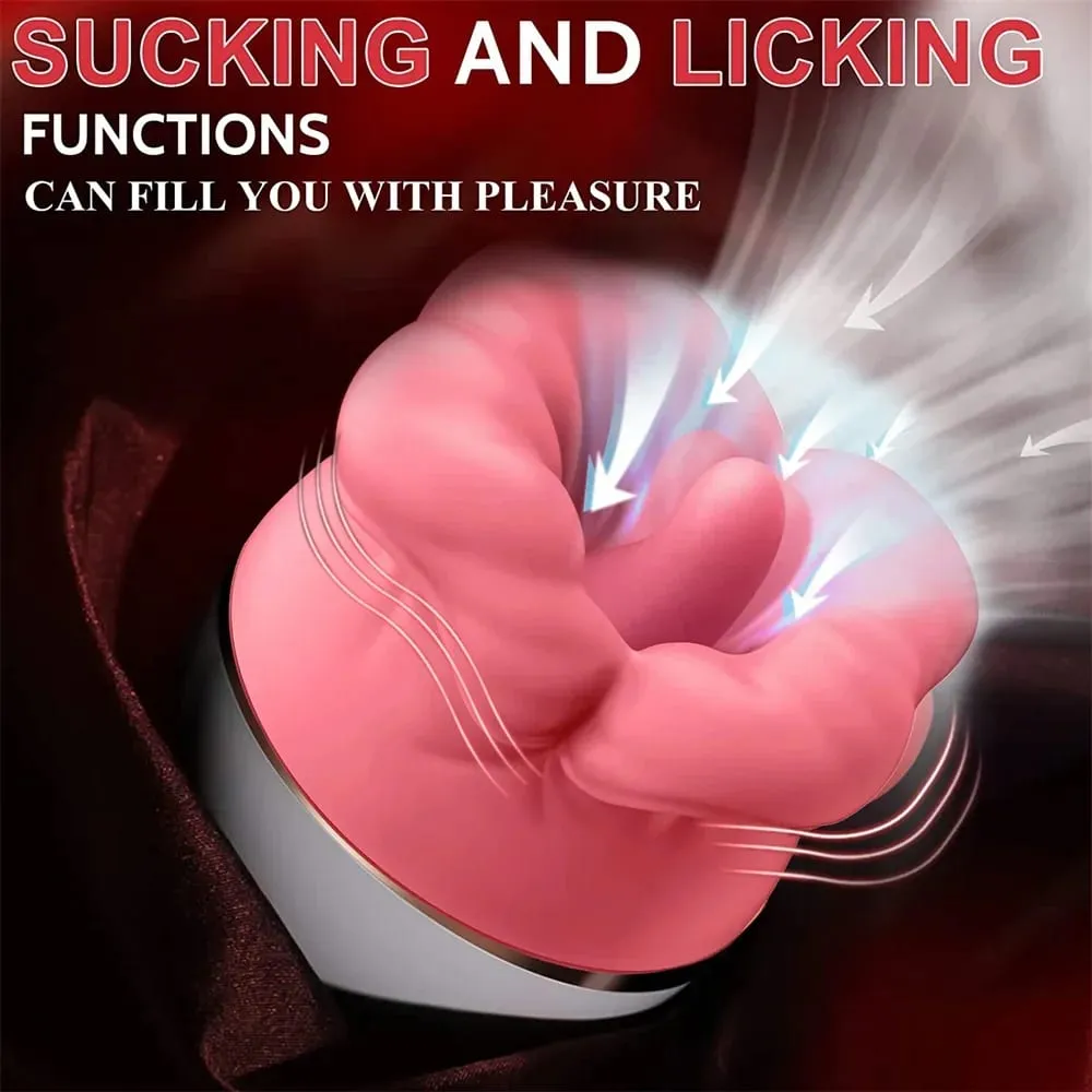 Slicka Sexleksak Simulering Stor Mun Kvinnor Vibrator Oralsex Klitoral Sug Nipple Vaginal Massage Vuxen Kvinna Onani — image 6