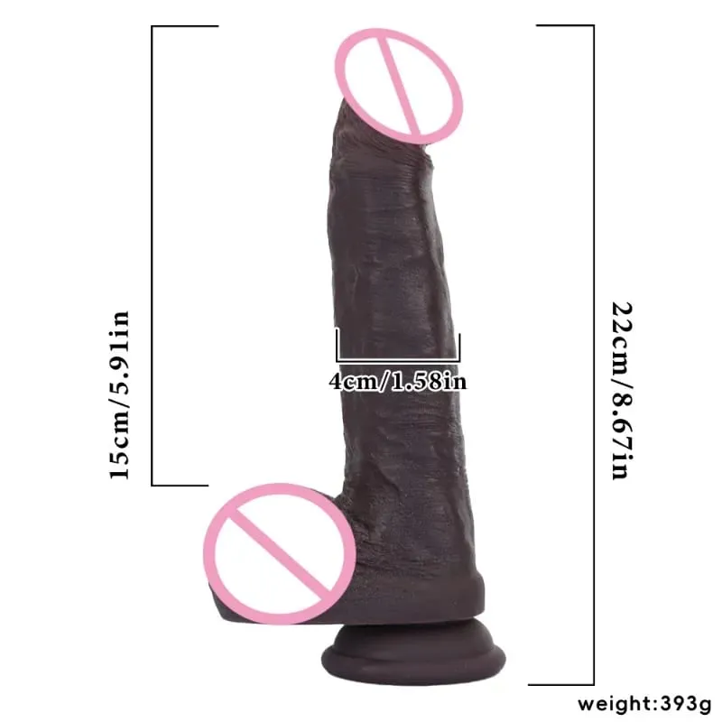 Silicone realista vibrador macio prazer pênis masturbador fantasia massageador de próstata vaginal dilatador anal brinquedos sexuais adultos para mulher