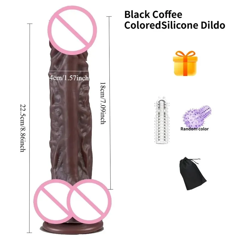 Woman Realistic Soft Double Layer Silicone Skin Sliding Foreskin Testicles Dildo Anal Massager Penis Butt Plug Adult Sex Toys18