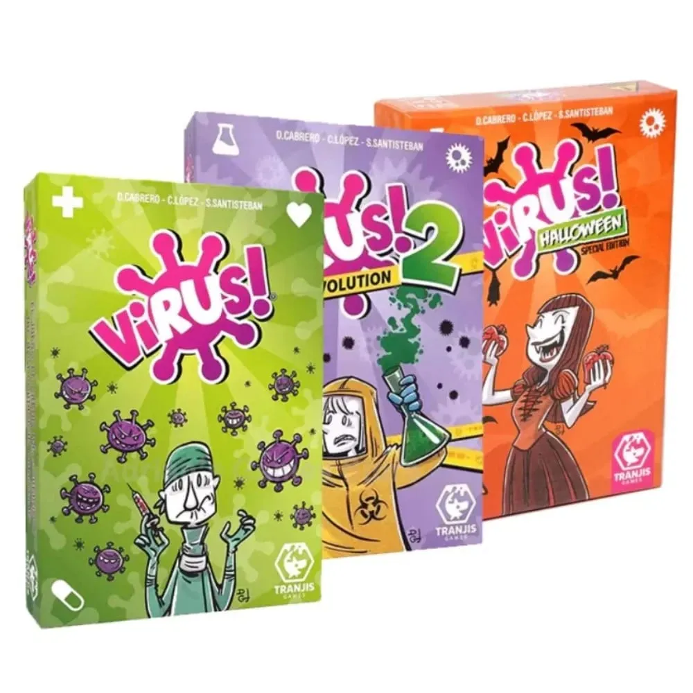 Mogel Motte Polilla Tramposa Card Game Devir-Game Cheating Moth /Royal Xiaoqiang Cheating Moth& Interesting Virus Card Game