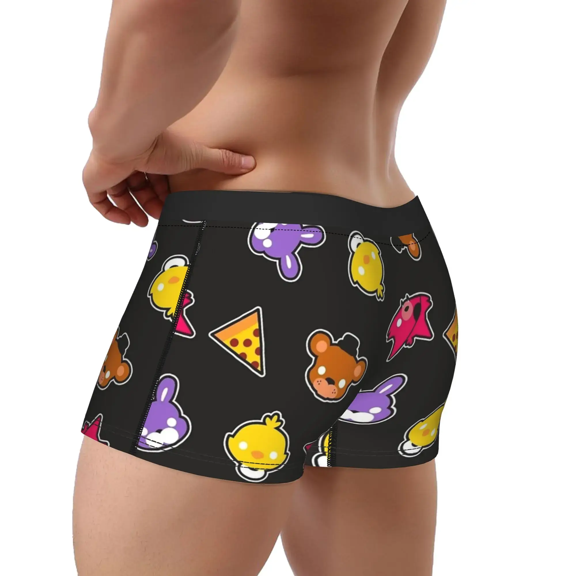 Man FNAF At Freddys Long Underwear Fashion Boxer Briefs Shorts Panties Male Soft Underpants — image 3