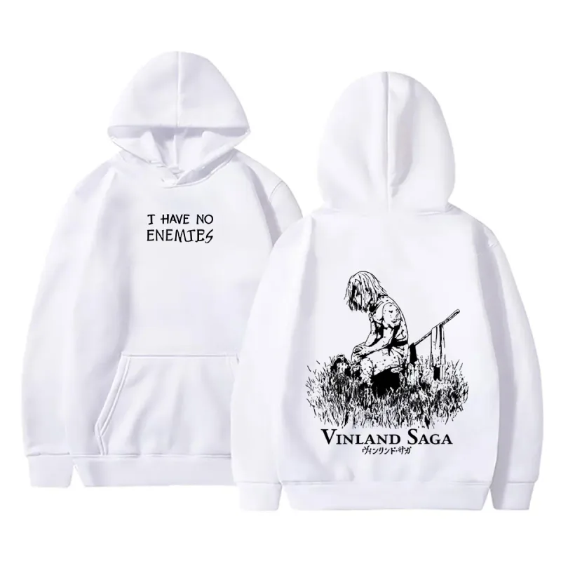 Anime Vinland Saga Thorfinn I Have No Enemies Graphic Hoodie Men's Women Manga Casual Oversized Hoodies Male Vintage Streetwear — image 4
