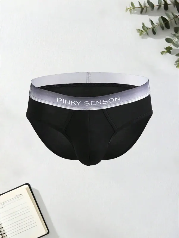 Men's Underwear - Pure Color Linen Modal Solid Waist Regular Size Comfortable Men's Briefs — image 6