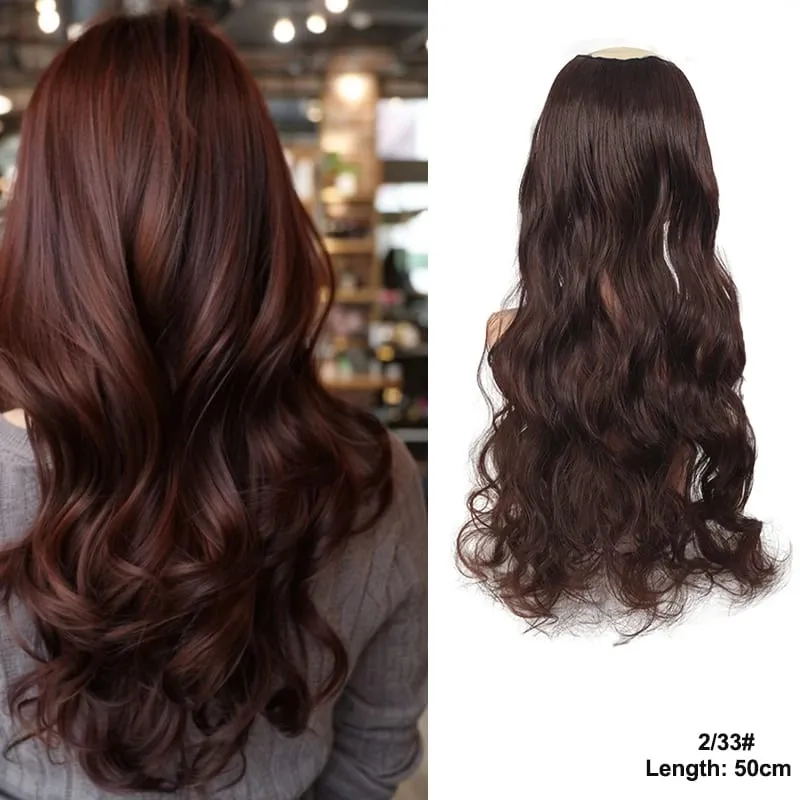 24 inch Long Wavy Hair Clip/Hair Extensions/Wigs/Women's Synthetic Wigs/Parties/Role-Playing/Different Events — image 10
