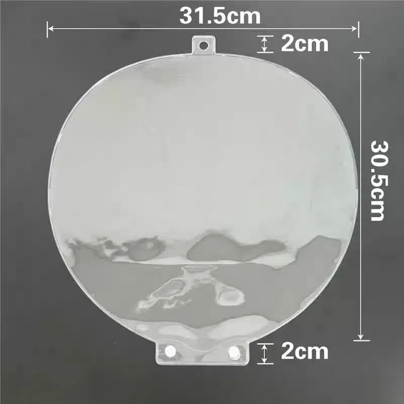Transparent Thick Circular Heart-Shaped Idol Fan Protective Cover PVC Dust-Proof Kpop Hand Fan Sleeve Storage Bag — image 7