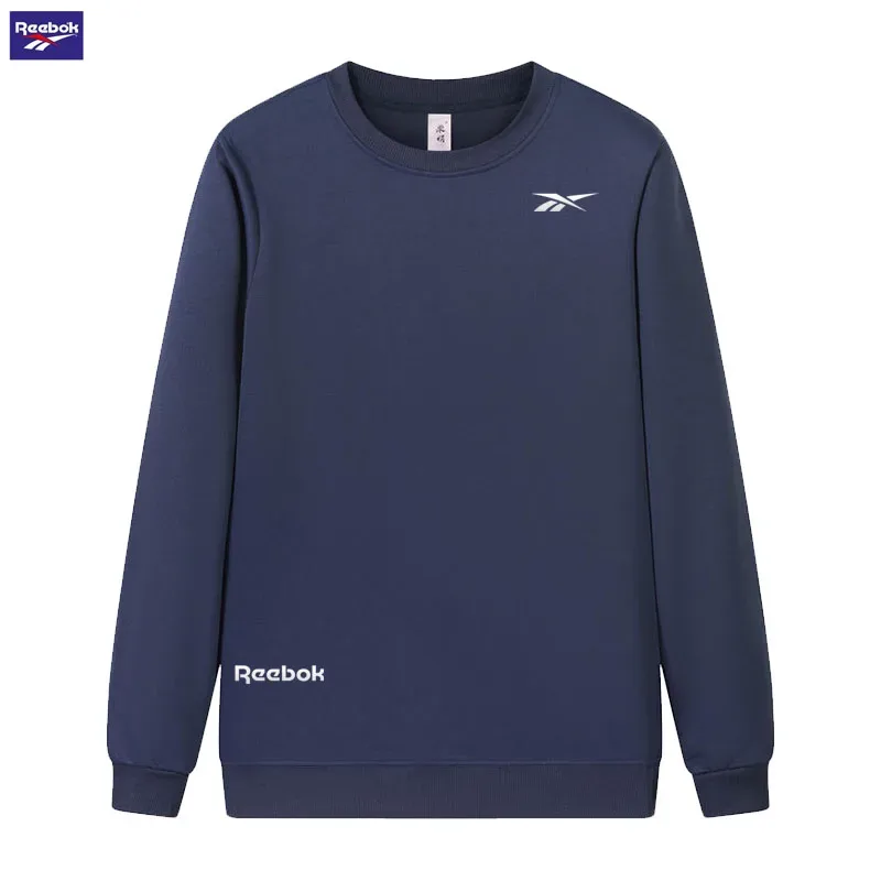 2026 Stride Running Spring/Autumn Men's and Women's Universal Round-neck Hoodie - Lightweight Solid-color Long-sleeved Loose-Fit