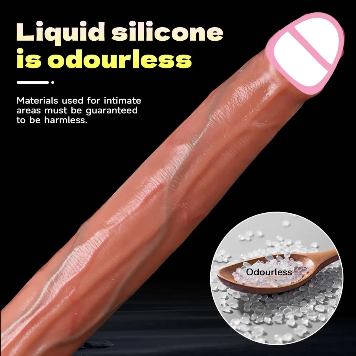 3 Sizes Realistic Super Long Dildo Penis with Suction Cup Soft Masturbator Huge Skin Feel Anal Dick Sex Toy for Men Women Adults — image 6
