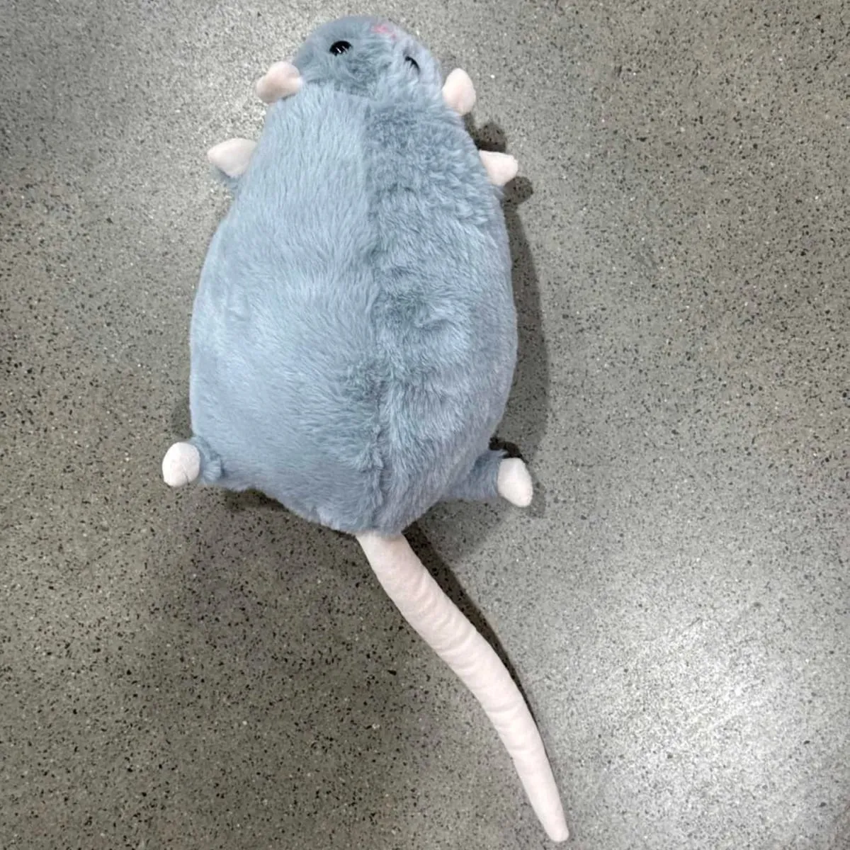 Soft Oversized Animal Figure Cute Simulation Big Mouse Plush Toy Pillow Birthday Gift 1Pcs 35/50/90cm Cartoon Flower Branch Rat — image 1