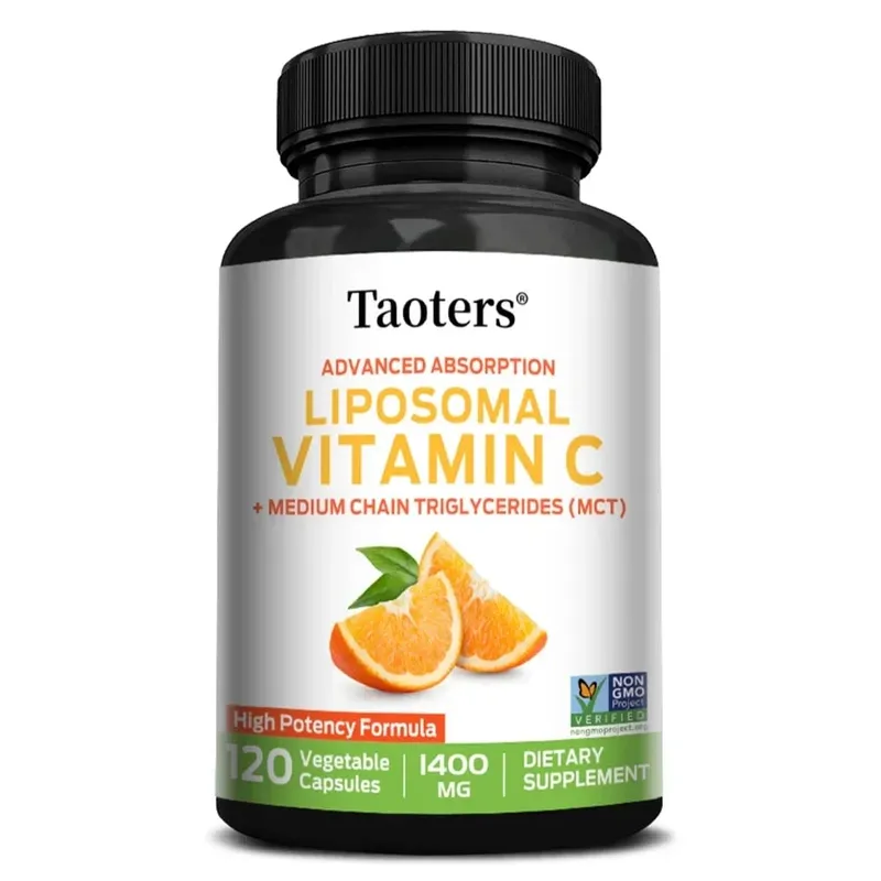 Vitamina C lipossomal 1400mg - Promove a produção de colágeno, suporte imunológico, poderoso antioxidante