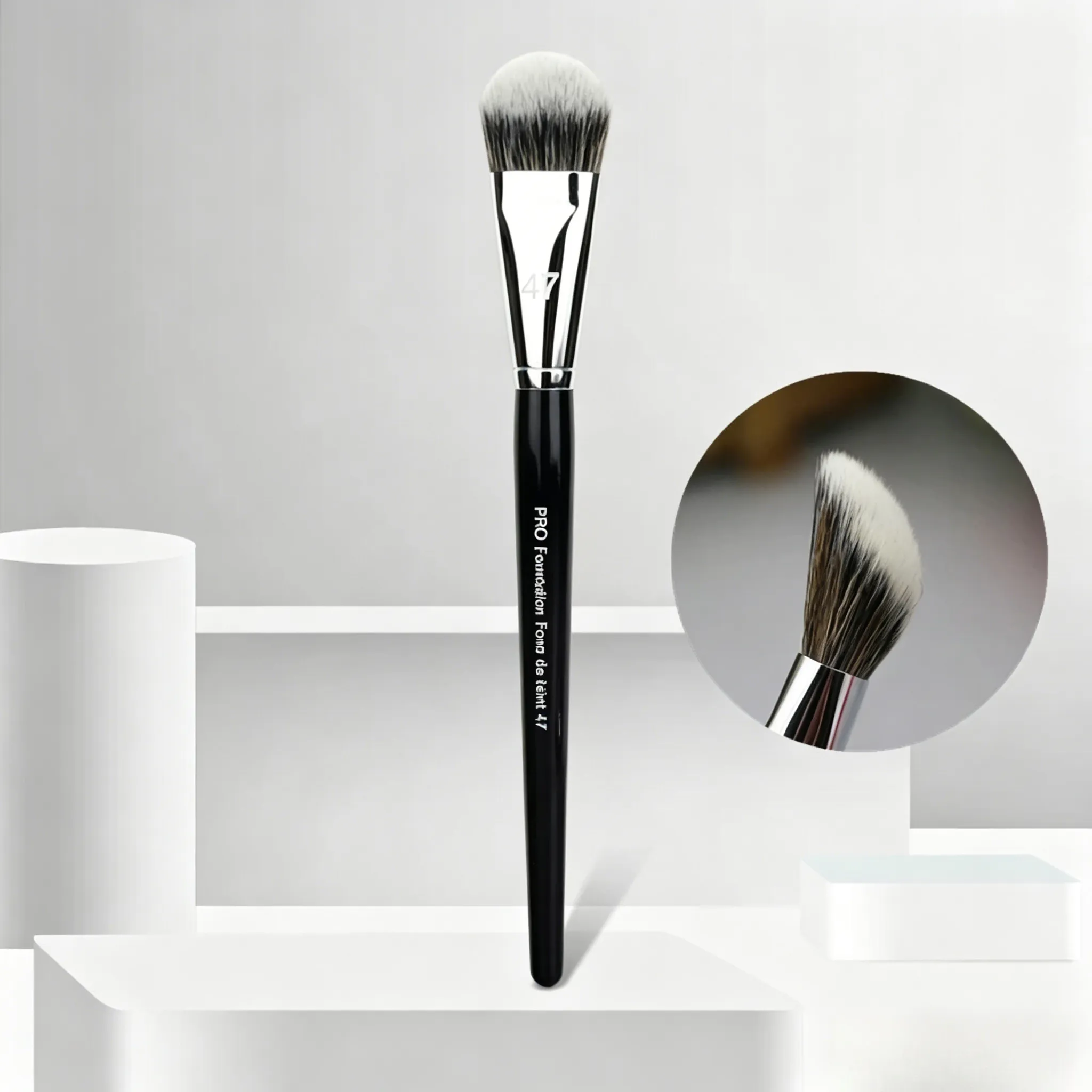 No.47/49/73/90 Makeup Brushes Bevel Angle Foundation Brush Professional Slope Liquid Foundation BB Cream Makeup Brush — image 4