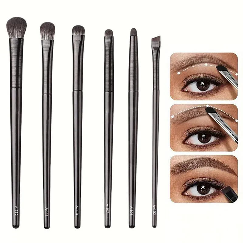 Makeup Brushes Set 5 6 8 10 Pcs Professional Soft Eyeliner Eyeshadow Contouring Blending Blush Beauty Tools Kit for Women — image 1
