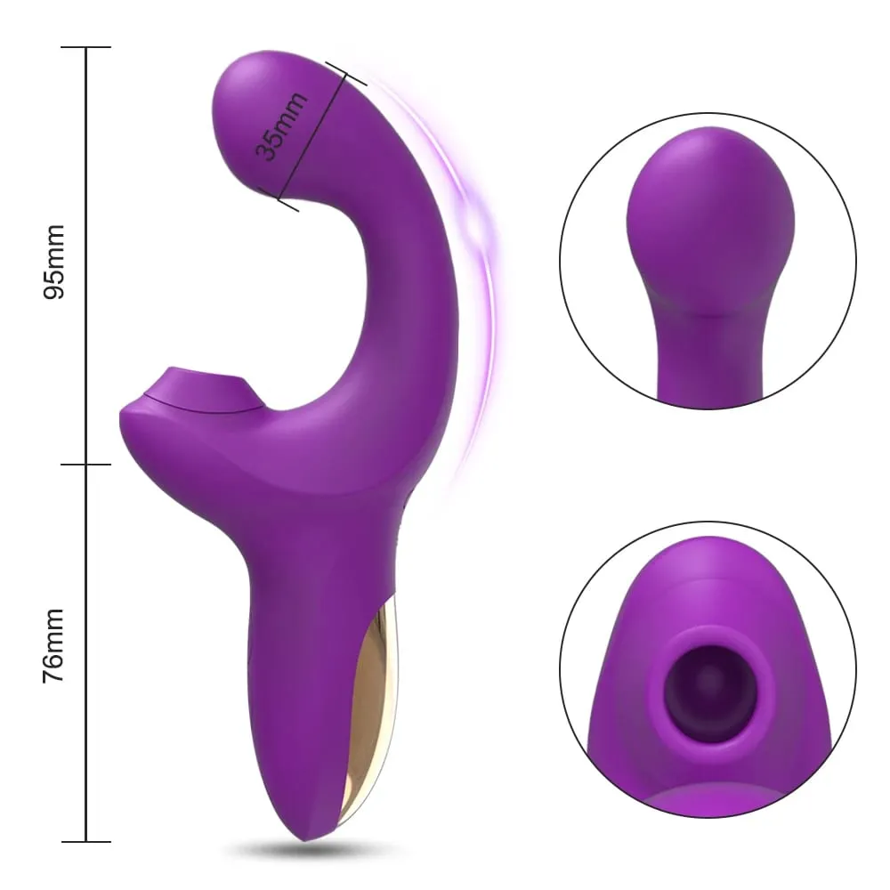 20 Bilis Napakahusay na Dildo Vibrator para sa mga Babae Clit Sucker Vacuum Clitoris Stimulator Mga Pang-adulto Goods Finger Wiggling Adults Sex Toy — image 5