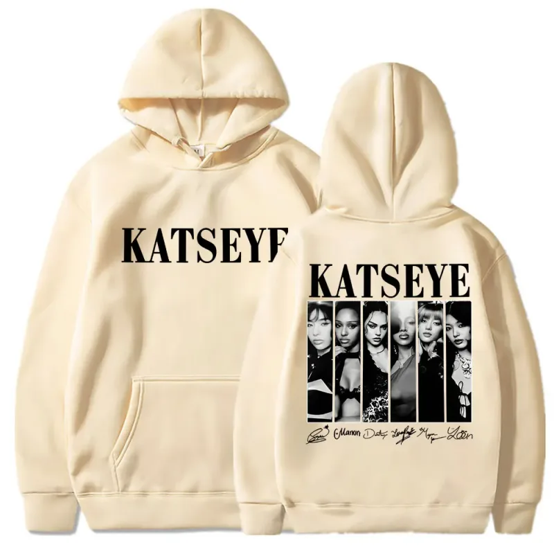 Limted Kpop Katseye Print Hoodies Vintage Trendy Men Women Y2k Hoody Sweatshirt Fleece Oversized Tracksuit Streetwear Fans Gifts — image 10