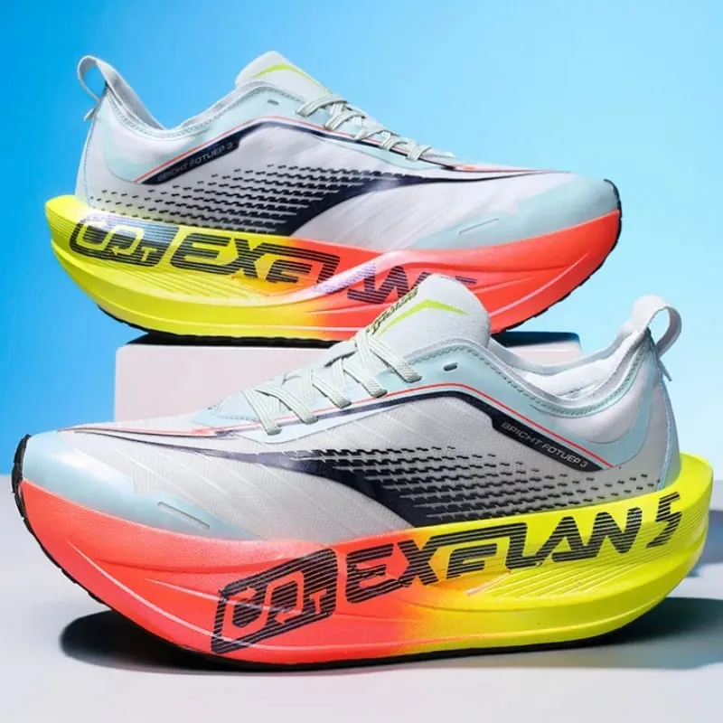 Running Shoes Men Marathon Speciality Sports Carbon Board Breathable Lightweight Women's Comfortable Athletic Nonskid Sneakers — image 2