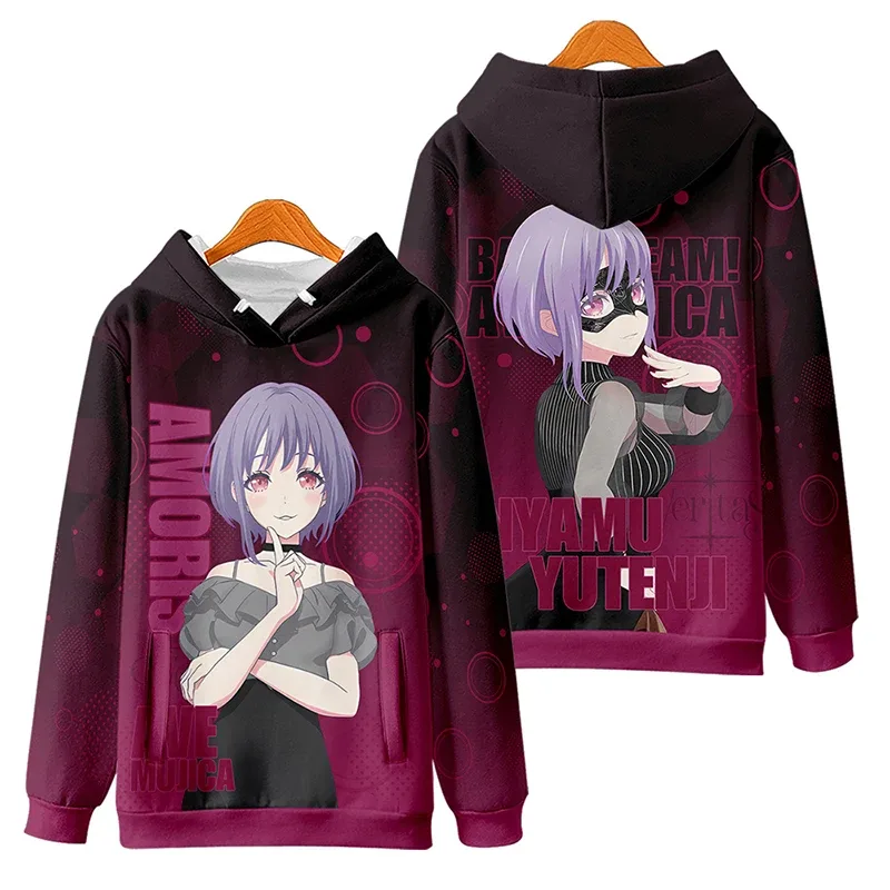 BanG Dream Ave Mujica Cosplay 3D Men's Hoodies Fashion Long Sleeve Anime Sweatshirt Outdoor Party Holiday Tracksuit Y2k Pullover — image 10