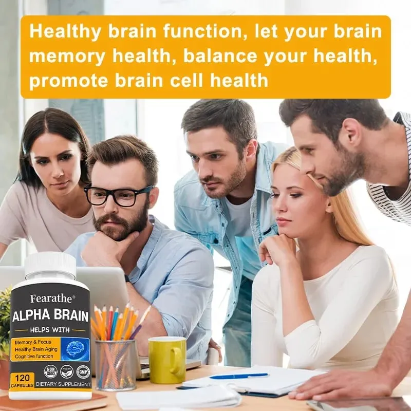 Alpha Brain Nootropics Integratore cerebrale per uomini e donne - Memoria, chiarezza mentale e cognizione con capsule Focus di vitamina B6 — image 6