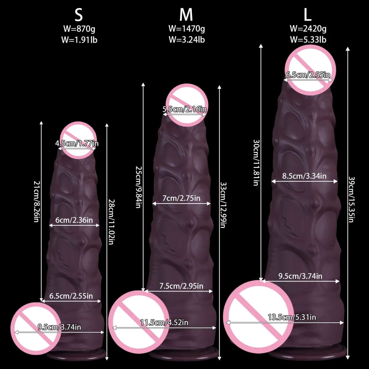 Ultra large and thick Realistic Dildo Anal Plug Horse Penis Long Butt Plug Anus Expansion Stimulator Anal Sex Toys for Woman Men — image 6
