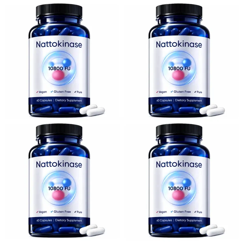 60 Count Organic Nattokinase 10800 FU Capsules Heart Health Support Vegan Gluten-Free Natural Blood Clot Dissolving Supplement — image 10
