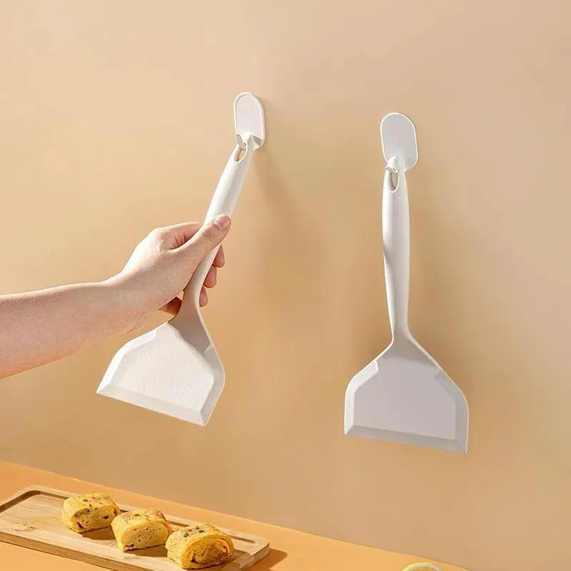 1pc Silicone Spatula Heat Resistant Spatula Household Food Grade Non-stick Kitchen Tool for Cooking Egg Fish Pancake CFQJ001 — image 5