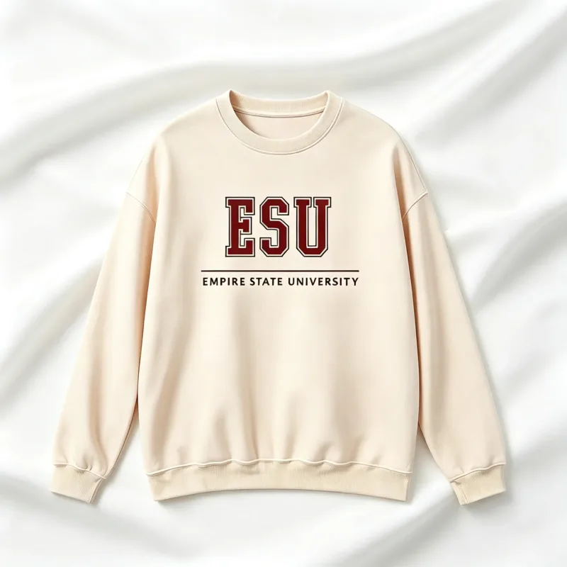 2026 new ESU Empire State University Hoodie Sweatshirt Brand New Day Merch Peter Hoodies Unisex Spring and Summer Long Sleeve