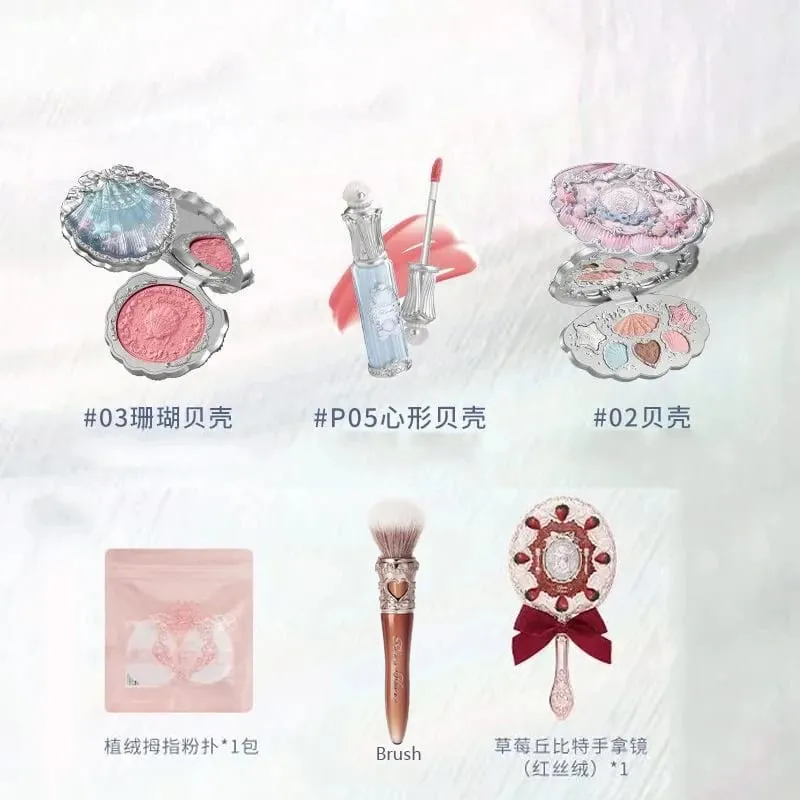 Flowerknows All-in-One Set Hadiah Mekap Penyamar Pemerah Mata & Lip Glaze Kit Flower Know Full Maquillage Professionnelle — image 5