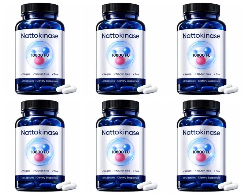 60 Count Organic Nattokinase 10800 FU Capsules Heart Health Support Vegan Gluten-Free Natural Blood Clot Dissolving Supplement — image 12