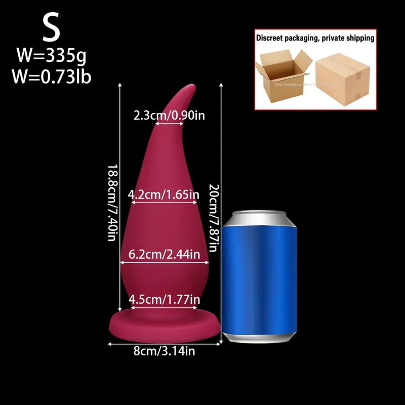 66cm Super Mahaba Malaki Anal Plug Malaking Makapal Butt Plugs Pagsasanay Anal Dilator Laruang Prostate Massager Pang-adultong Anal Sex Toy Para sa mga Babae Lalaki — image 8
