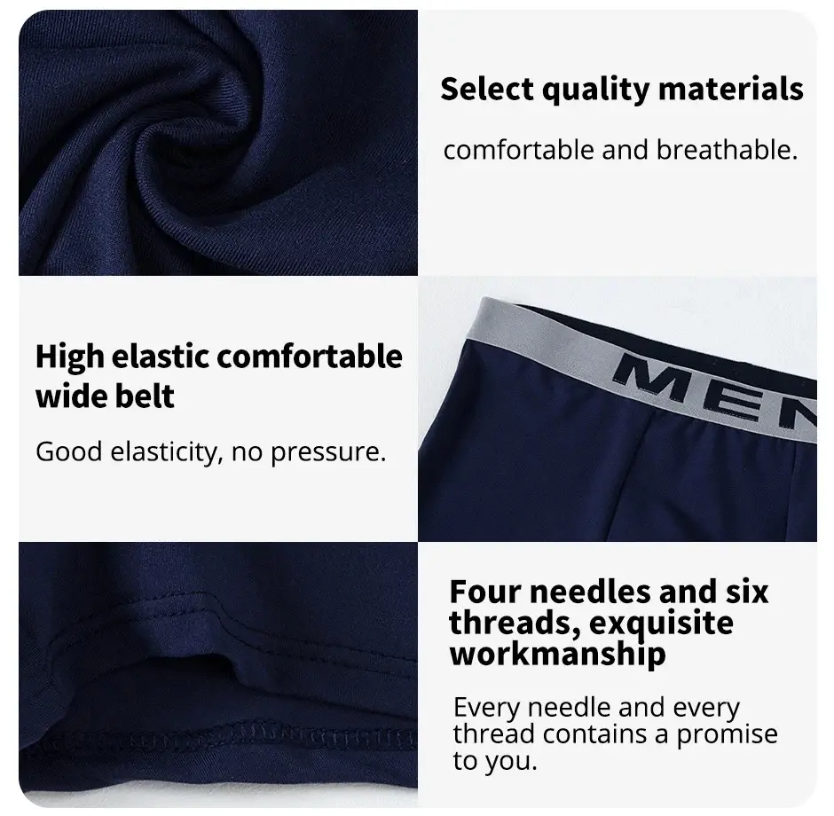4/5/10 pçs moda masculina impresso multi-cor combinação roupa interior shorts juventude casual esportes roupa interior boxer shorts casa pan — image 6
