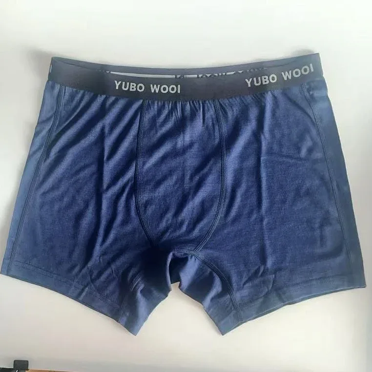 Cuecas boxer masculinas de lã merino, roupa íntima de lã merino, camada base, cueca boxer merino, umidade macia, respirável e confortável