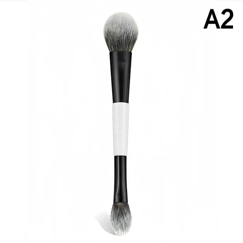 ✦ Dual-Ended Foundation Face Brush Double-ended Powder Blush Contour And Eyeshadow Concealer Makeup Brushes — image 9