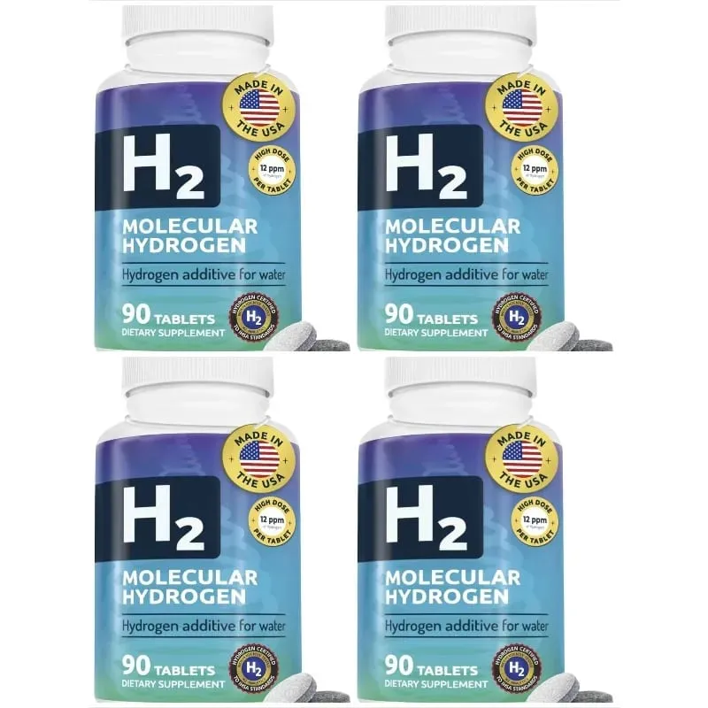 Comprimidos de hidrogênio molecular com magnésio para beber água, relaxamento muscular, energia, metabolismo, suporte para saúde óssea, 90 comprimidos — image 9