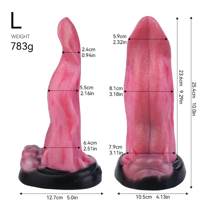 Wide Monster Dildo With Strong Sucker Size S L Butt Plug Soft Anal Plug Penis Anus Dilator Flirting Sex Toys For Woman — image 8