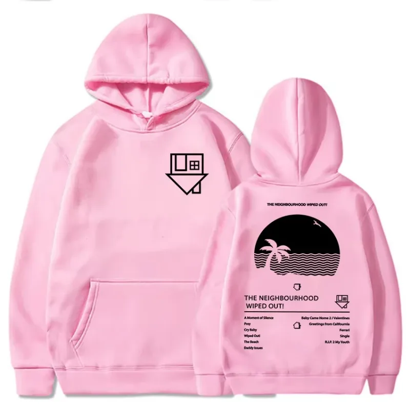 Album Wiped Out Printing Hoodies NBHD The Neighbourhood Band Sweatshirts LongSleeve Hooded Pullovers environmental protection — image 18