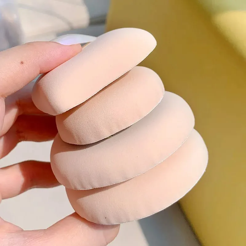 2026 Super Thick Soft Makeup Puffs Large Cotton Velvet Powder Puff Liquid Foundation Sponge Cosmetics Tools Wet Dry Use Puff — image 6