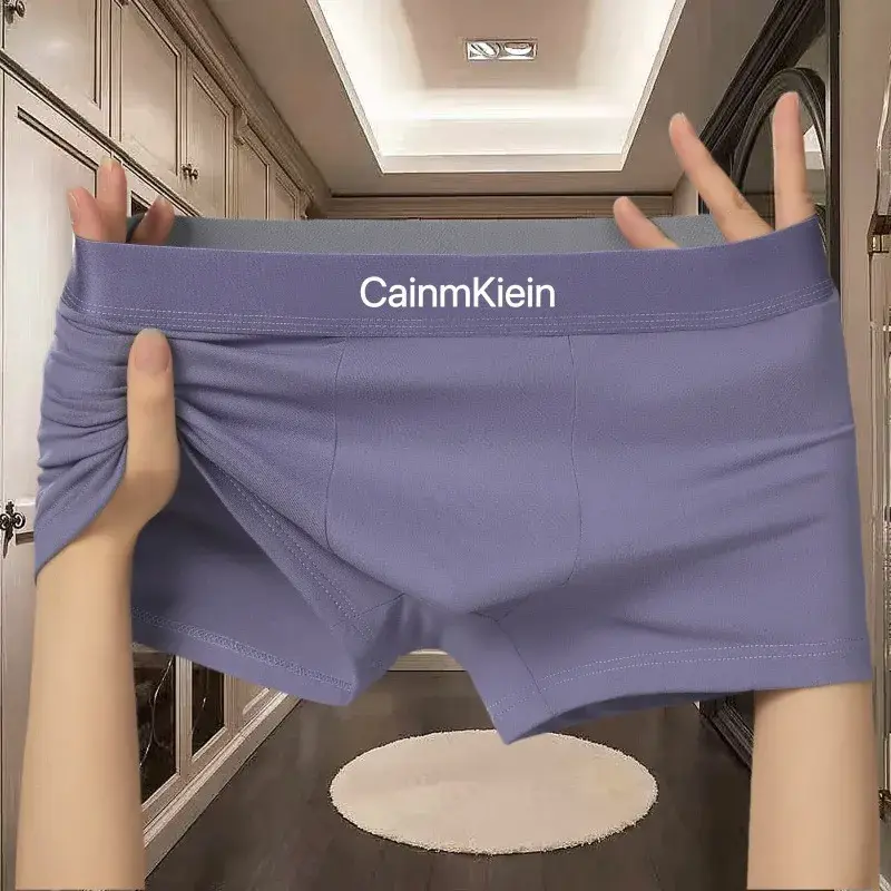 4 pcs Panlalaking Kasuotang Panlalaki Boxer Para sa Lalaki Panloob na Boxer Shorts Sexy Panti ng Panlalaki Hombre Panloob — image 4