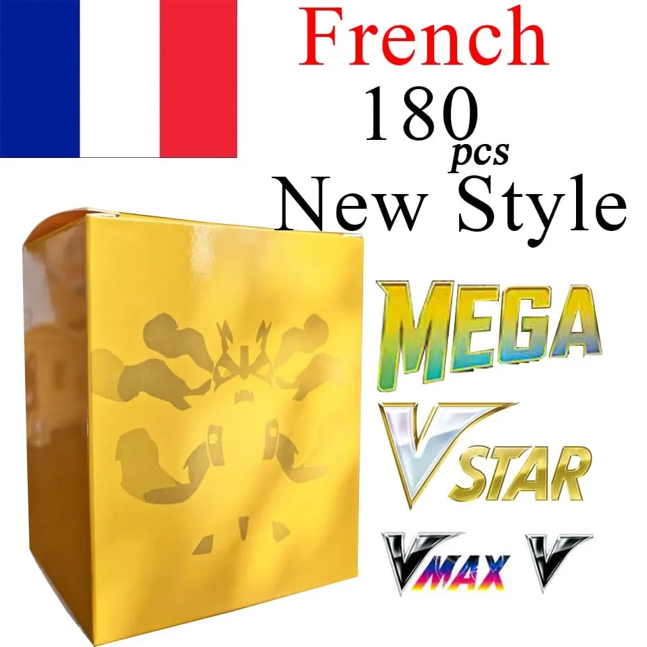 French Version Pokemon Cards VMAX V EX GX MEGA VSTAR Carte Collection Battle Trainer Children's Christmas Toys Gift — image 1