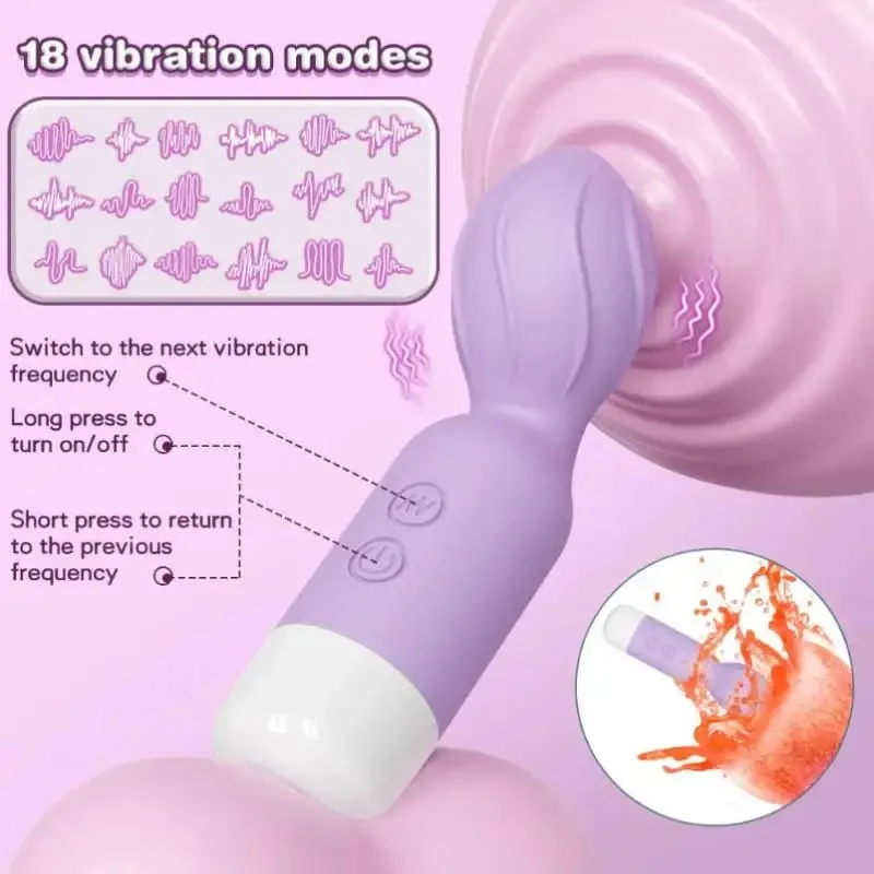 S-Powerful Magic-Wand AV Vibrator Pambabae Clitoris Stimulator G Spot Massager Produktong Pang-adulto Mga Laruan para sa Babae 18+ — image 3