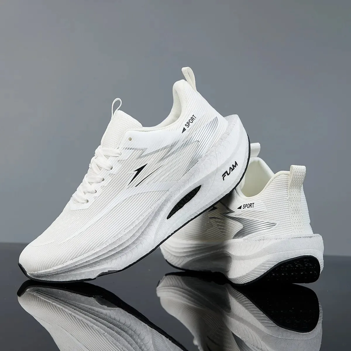 Men Sports Running Shoes Casual Marathon Breathable Lightweight Women's Comfortable Athletic Nonskid Walking Sneakers Outdoors — image 8