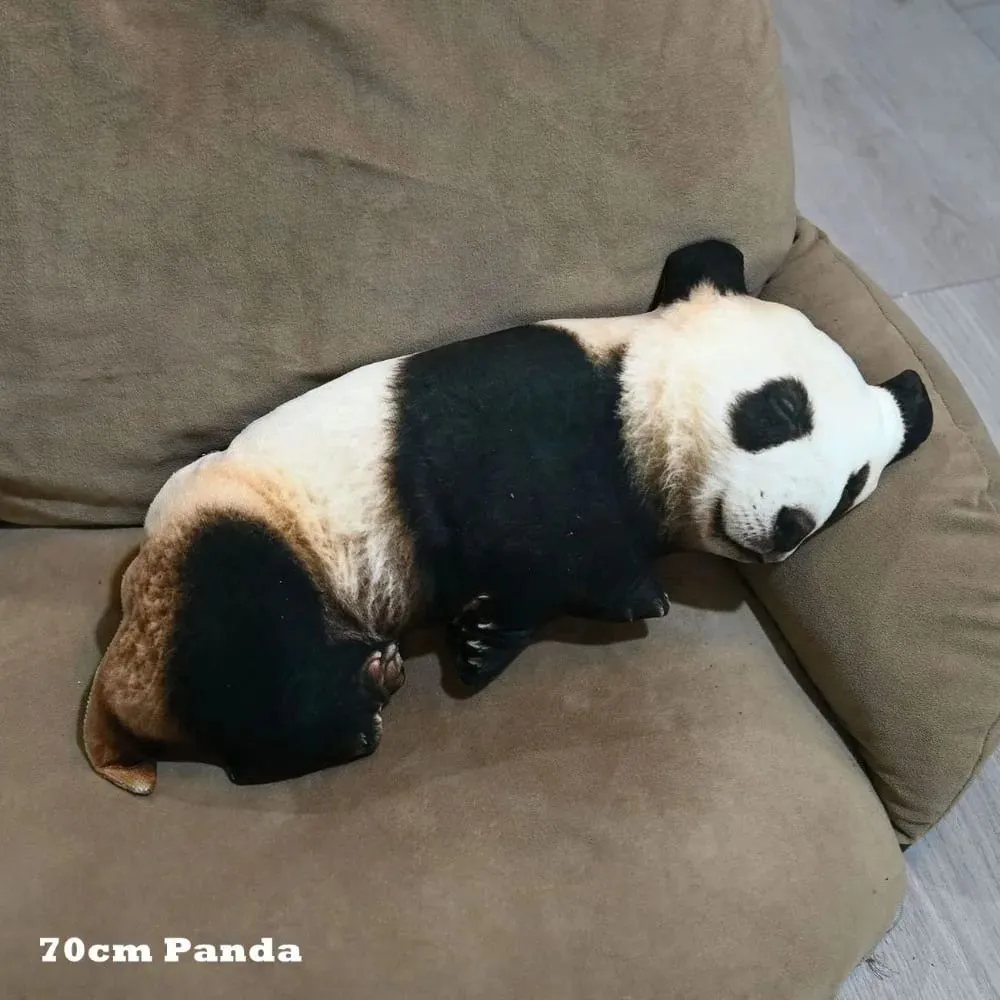 Plush Material Animal Body Pillow PP Cotton Filled Soft Texture Animal Cushion Doll Toys 40cm Size Cute Design Bag Decoration — image 13