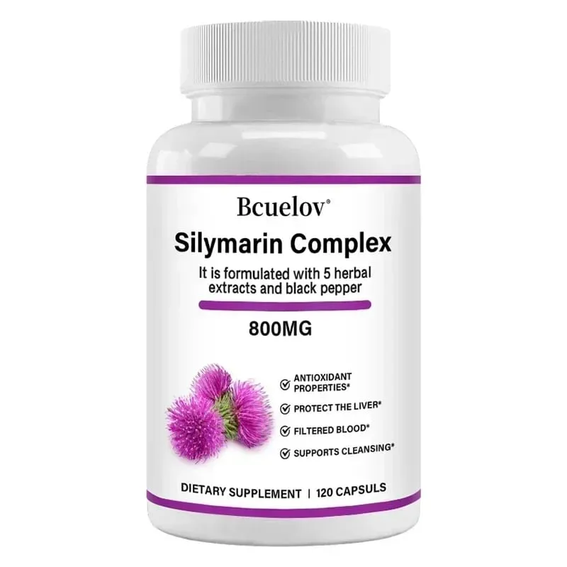 High-purity milk thistle extract paired with natural dandelion root Promotes Energy Production Liver Health Digestive Health