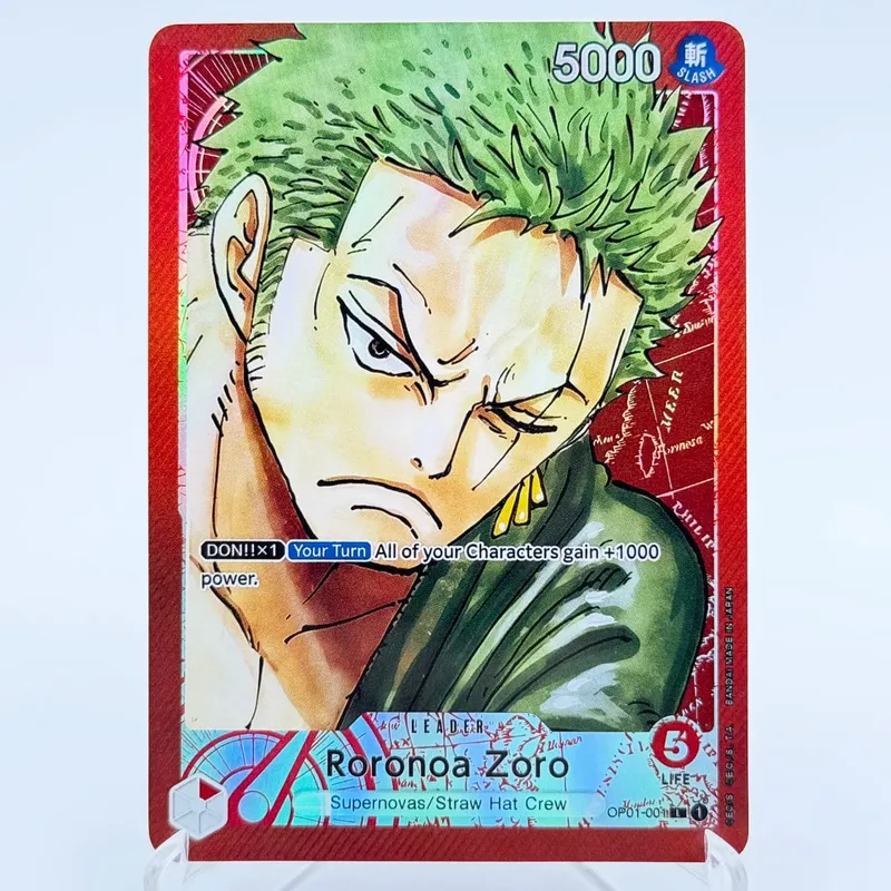 One Piece Roronoa Zoro Series Set Championship Treasure Cup Promo Anime Collectibles DIY Replica Cards Texture Card — image 8