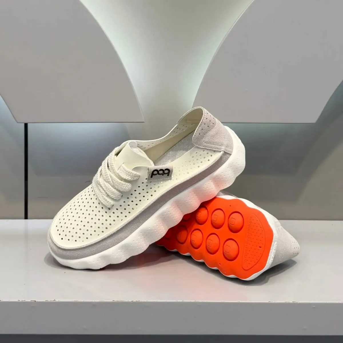 New Summer Men Sneakers Breathable Running Shoes Chunky Platform Casual Shoes Non Slip Male Outdoor Walking Jogging Footwear — image 4