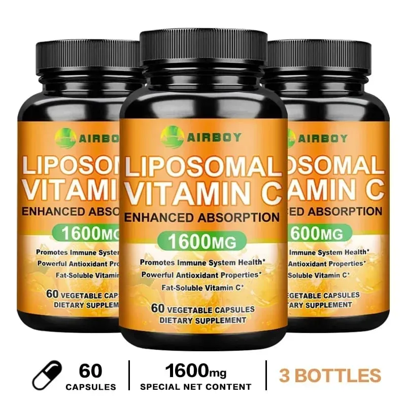 Liposomales Vitamin C – Immununterstützung, fördert die Kollagenproduktion, fördert die Fettauflösung, Antioxidans — image 11
