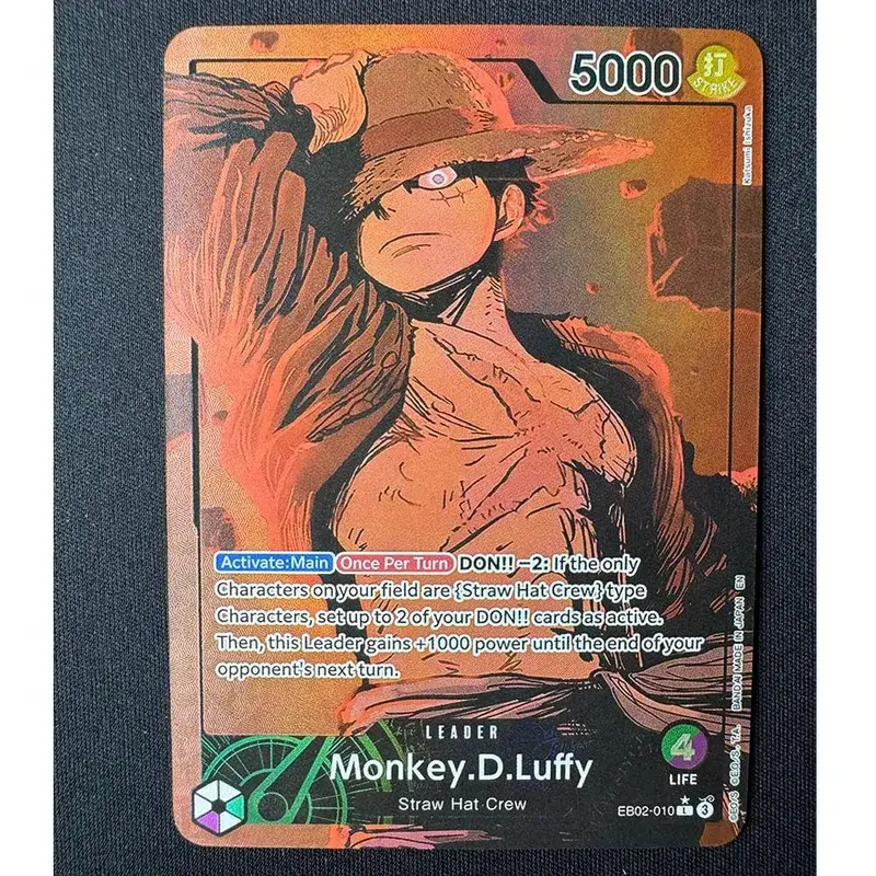 ONE PIECE Roronoa Zoro Monkey D. Luffy DIY Hjemmelavet samlingskort engelsk japansk version Legetøj Julefødselsdagsgave — image 38