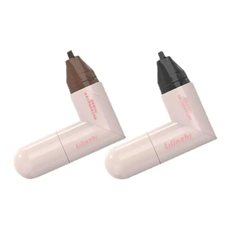 Sello delineador de ojos giratorio DIY, delineador de ojos de doble punta integrado en negro y marrón, plantilla de ala, bolígrafo líquido de larga duración resistente al agua y a prueba de manchas — image 7