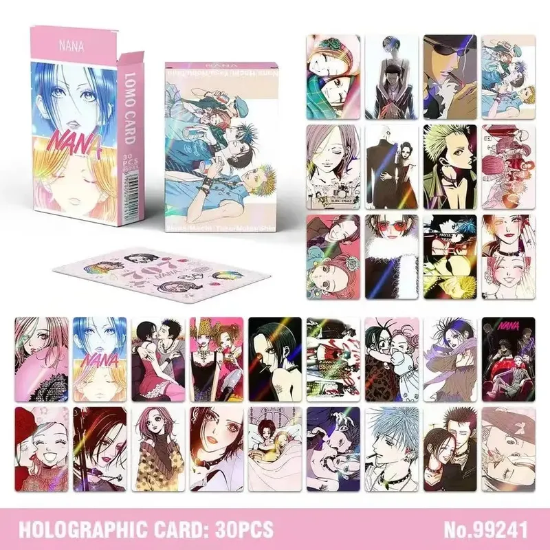 30pcs Japanese Manga NANA Photo Cards Set - Komatsu Oosaki Nana Collectible LOMO Card Fans Collection Gift